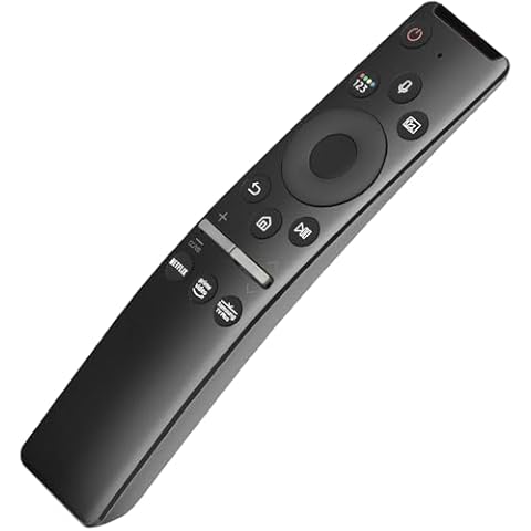 Voice Remote Control Replacement for Samsung Smart TV Remote, for Samsung LED QLED 4K 8K Crystal UHD HDR Curved Smart TV with Netflix, Prime Video, Samsung Plus Button (Version 3.0) Cover