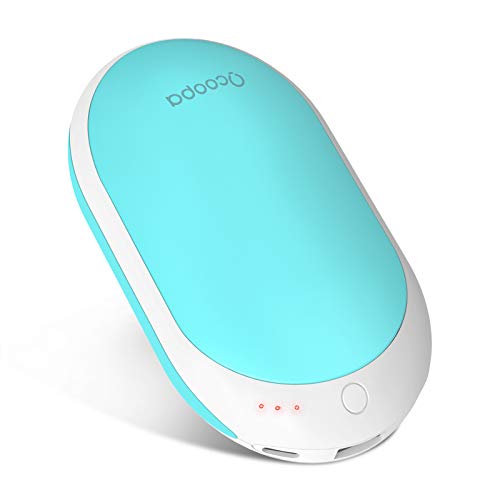 OCOOPA HotPal Rechargeable Hand Warmer, Electric Handwarmer,Portable Pocket Heater, Heat Therapy Great for Raynauds, Hunting, Golf, Camping, Women Mens Gifts Ocean Wave