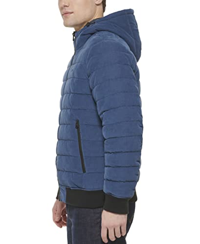 Image of Levi's Men's Hooded Quilted Heavyweight Bomber Jacket