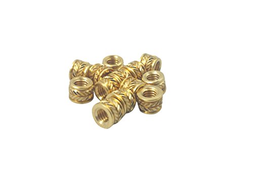 [Initeq] Qty 100 M4-0.7 Threaded Heat Set Inserts For 3D Printing #TOP3