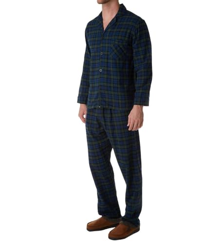 Image of Hanes Men's Woven Plain-Weave Pajama Set