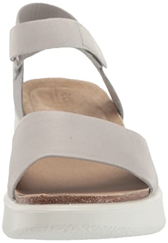 Ecco Women's Flowt Wedge Cork Sandal, Concrete, 8-8.5 #TOP1