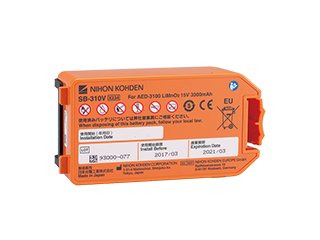 日本光電AED用バッテリーSB-310V新品 