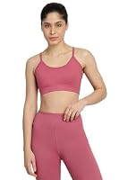 Reebok Women's Eliza Yoga Strappy Bra, Studio Pink, X-Small
