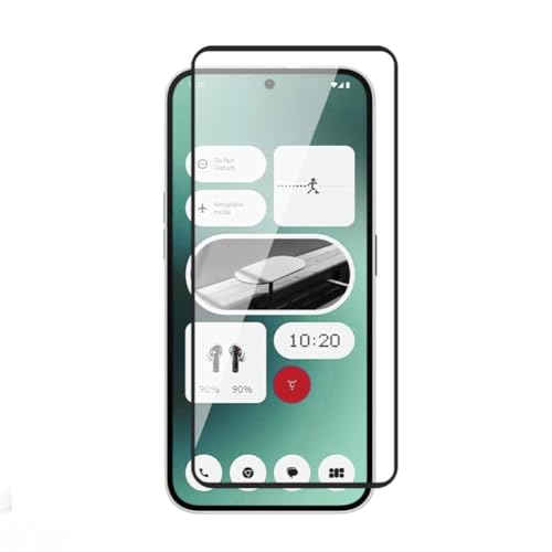 Image of MoCoTech HD+ Edge-to-Edge Tempered Glass for Nothing Phone 2A 5G / Nothing Phone 2A Plus 5G - Full Screen Protector, 9H, Anti-Scratch, Case Friendly, Ultra Clear with Easy Installation Kit