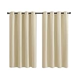 ✨ RIDEAUX OCCULTANT OPAQUES ✨ Le rideau occultant sont fabriqués en polyester de haute qualité, en tissu doux, élégant et lisse au toucher, montrant une drapabilité naturelle, peuvent parfaitement décorer votre maison. En outre, bloquez 90 % de la lumière du soleil, protégez la vie privée et économisez de l'énergie.