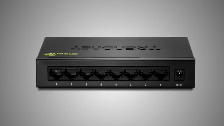 TRENDnet 8-Port Gigabit GREENnet Switch, Ethernet Network Switch