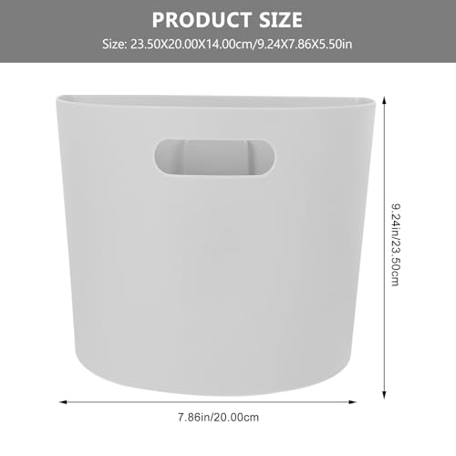 Caneca de basura colgante pequeña gris blanco para cocina miniatura 2