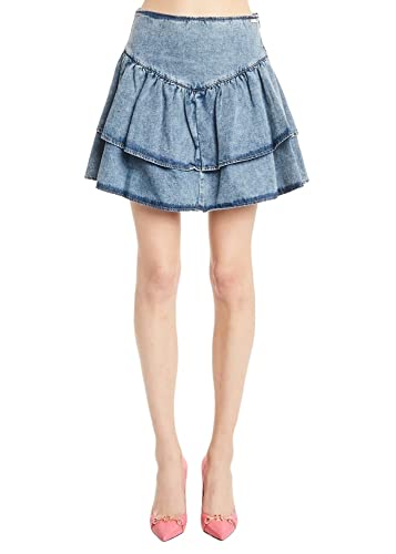  Denny Rose Donna Gonna Denim 211ND76003 39 Blu 00 Unico