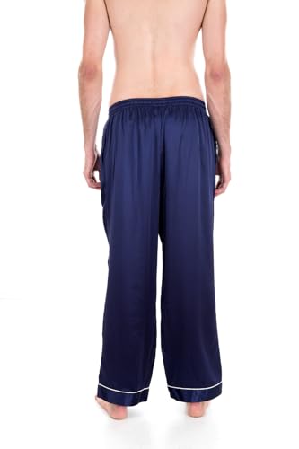 Men's Luxury Silk Sleepwear 100% Mulberry Silk Pajamas Pants2