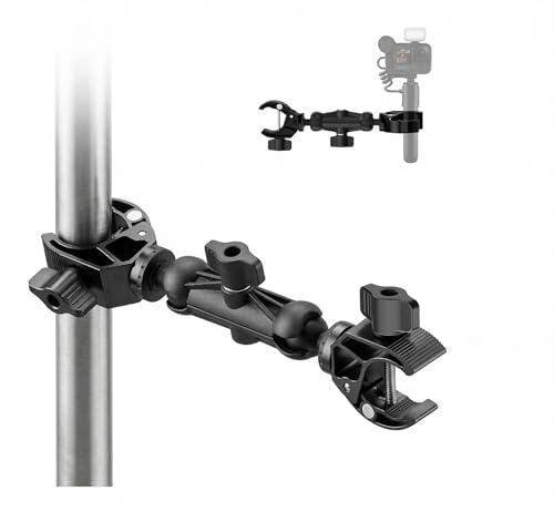 Double Clamp Mount with 360° Magic Arm