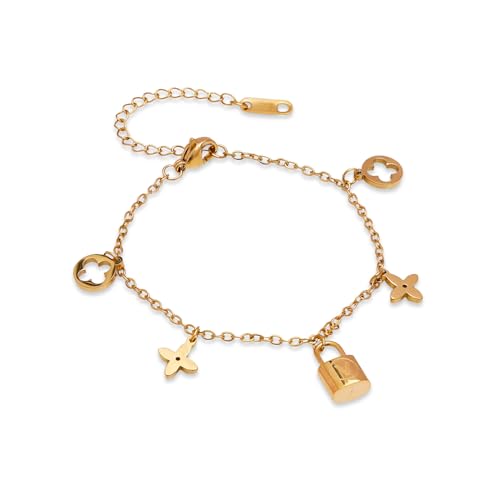 Image of Rubans Demi Fine Stainless Steel Bracelet Waterproof Gift for Women & Girls