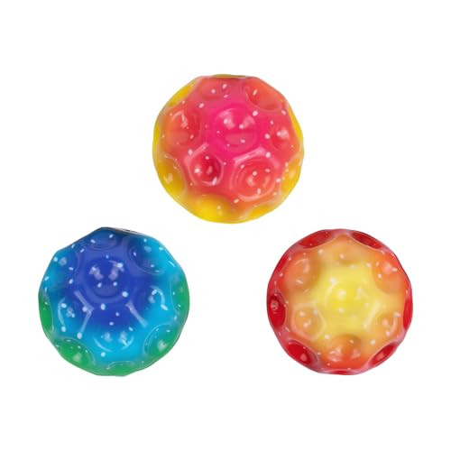 SKEVENW Light-Up Bouncy Moon Ball - High Bounce Glow in...