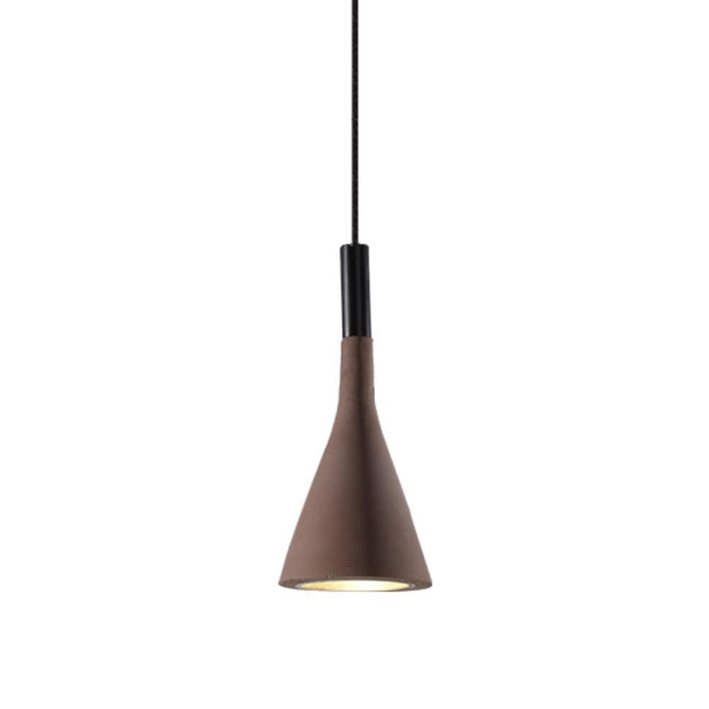 LYMSXAZOU Single Pendant Light with E27 Bulb Creative Cement Shade Industrial Style Concrete Chandelier Decorative Lighting for Bedroom Bar and Living Room.