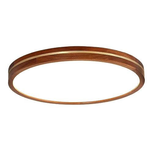 Plafonnier en noyer style milieu du siècle pour une chambre élégante