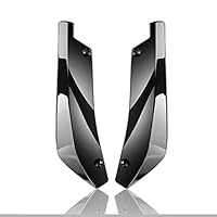 auto zijspoiler Universele auto voor- en achterbumperstrip lip spoiler diffuser splitter krasbescherming koolstofvezel winglets zijskirt extensie(Black 2 auto zijspoiler Universele auto voor- en achterbumperstrip lip spoiler diffuser splitter krasbescherming koolstofvezel winglets zijskirt extensie(Black 2