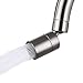 Produktbild GOODCORNER Perlatoren für Wasserhähne M22 Doppelfunktions Wasserhahn Strahlregler Wassersparend 360° Wasserhahn Aufsatz Schwenkbar Innengewinde M22 / Nickel Gebürstet
