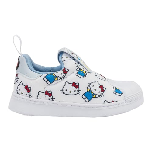 adidas Hello Kitty x Superstar 360 Infant Toddler Lifestyle Shoes (White/Blue)