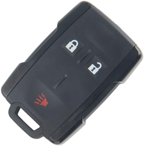 2PCS Smart Key Fob Shell Case For Chevy Tahoe/Suburban & GMC Yukon - Replacement Cover For M3N-32337100 Remote (Black) - View #3