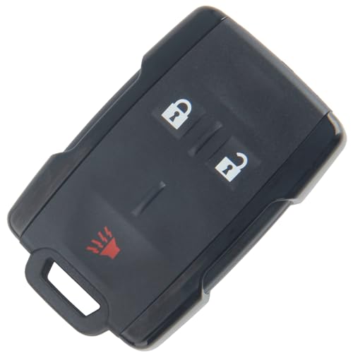Sianxaido Key Fob Shell Case 3 Button Black