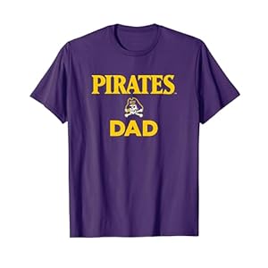East Carolina University ECU Pirates Dad T-Shirt