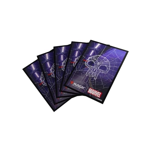 Gamegenic, Magic: The Gathering – Marvel Spider-Man Premium Art Sleeves – Spider-Man Swamp, 105 mangas por paquete