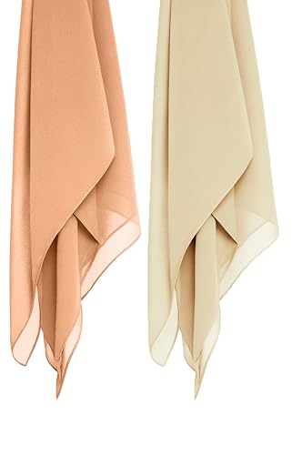 Image of Premium Georgette Hijab for Women, Lightweight and Breathable | 180x70 cm