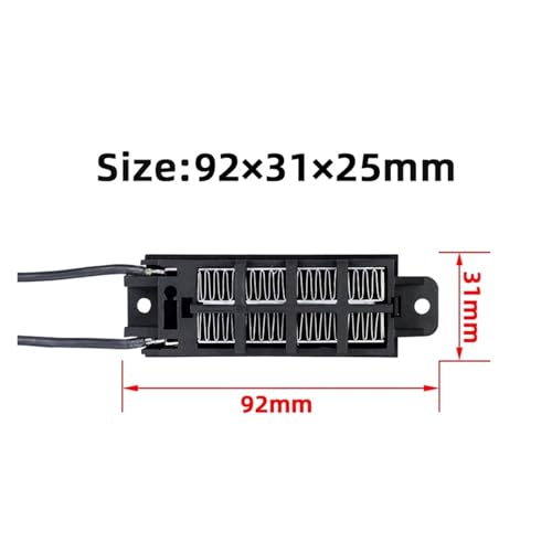 Calefactor Eléctrico Cerámico PTC 50W 12V miniatura 4