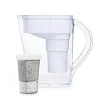 Santevia MINA Alkaline Water Filter Pitcher | Water Filtration System | Chlorine and Lead Filter | Water Purifier Pitcher | Home Water Filtration Pitcher | 9-Cup at Home Water Filter | Made in Canada