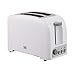 KHG TO-750 (W) Toaster 2 Scheiben Weiß Mit Brötchen-Aufsatz, 7 Bräunungsstufen, Auftau- und Aufwärmfunktion uvm.