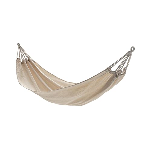 SURD ハンモック 1/2人用 アウトドア 転倒防止仕様 190X80/150cm 耐荷重量150kg 吊り下げ式 室内 ハンモック キャンプ 手編み 帆布 軽量 収納袋付き 折畳み 軽量 超広い 肌触り良い 野外 部屋 癒し睡眠に効果 コンパクト携帯便