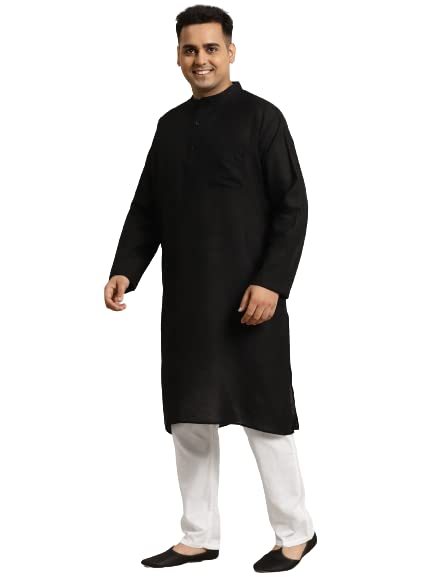 Image of SOJANYA (Since 1958, Men's Silk Blend Grey Kurta Pyjama & Silk Blend Jacket Combo