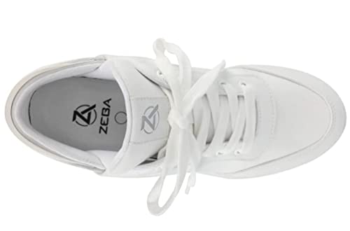 Image of ZEBA Women's Snow White Size 6.5 Hands Free Slip-On Walking Shoes