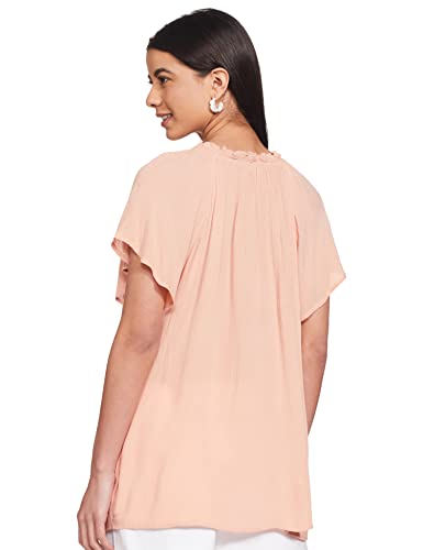 Image of Marks & Spencer Women's Regular Blouse (T41 2231K Pale Coral 4XL)