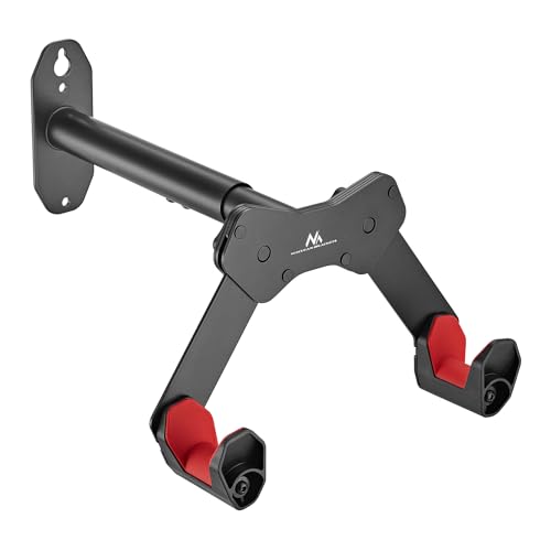 Porte-vélos mural Maclean MC-457 support vertical garage de 25kg max
