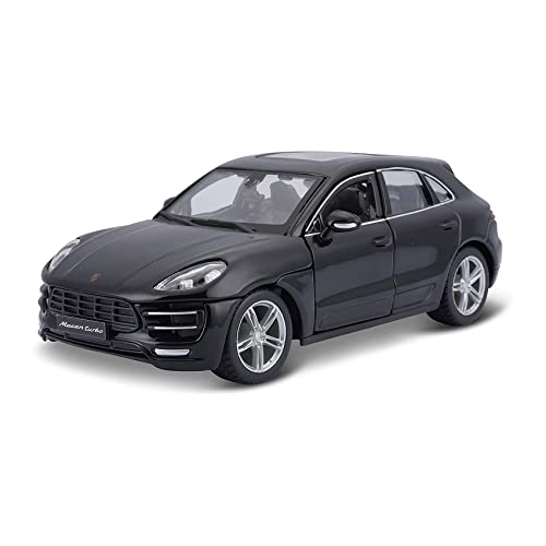 BBURAGO - Porsche Macan Turbo - Voiture Miniature à l'échelle 1:24 - avec Portes et Capot Ouvrants - Jouet pour Enfant - à Collectionner à partir de 3 Ans...