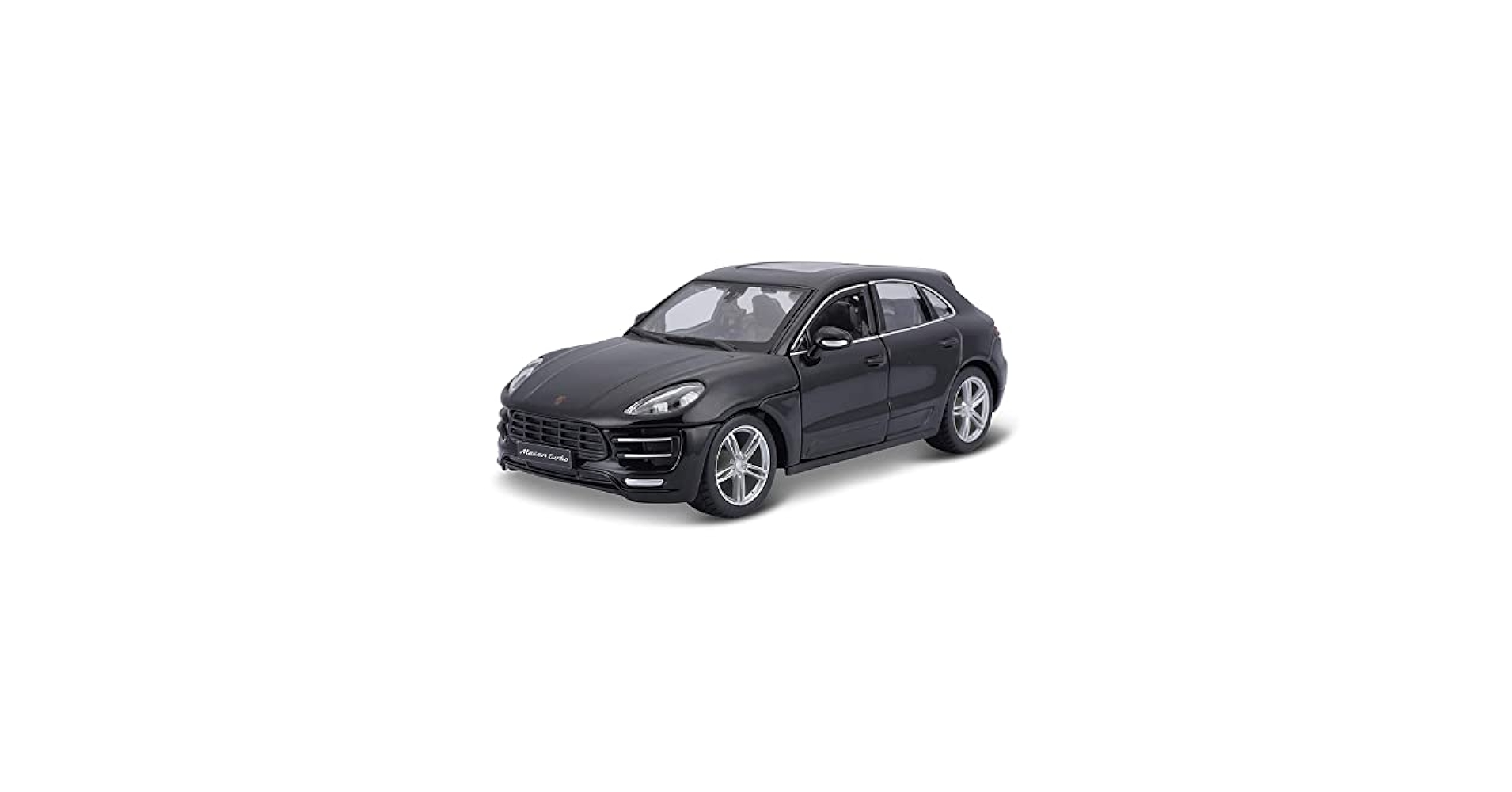 Porsche Macan Turbo ミニカー ブラック Bburago Porsche Macan Turbo 1:24 Diecast Toy Model Car Black