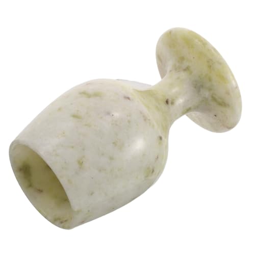 POPETPOP Copa de Vino de Jade Lantian Pequeña Cáliz Medieval