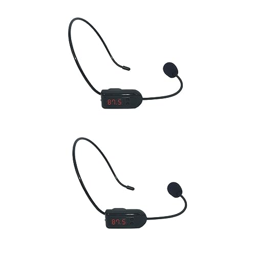VICASKY 2Pcs Fone De Ouvido Microfone Microfones Sem Fio Microfonos Inalambricos Microfones Sem Fio