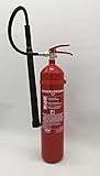 Feuerlöscher 5kg CO2 Kohlendioxid mit Schneerohr EDV geeignet EN 3 inkl. ANDRIS® Prüfnachweis & ANDRIS® ISO-Symbolschild