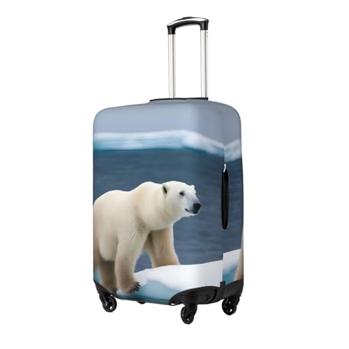 polar bear Print Suitcase Covers Personalized Luggage Protector Elastic Washable Travel Gear Cover2