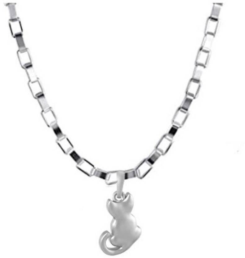 Pendentif en argent sterling pur 92,5% collier chaîne de 55,9 cm