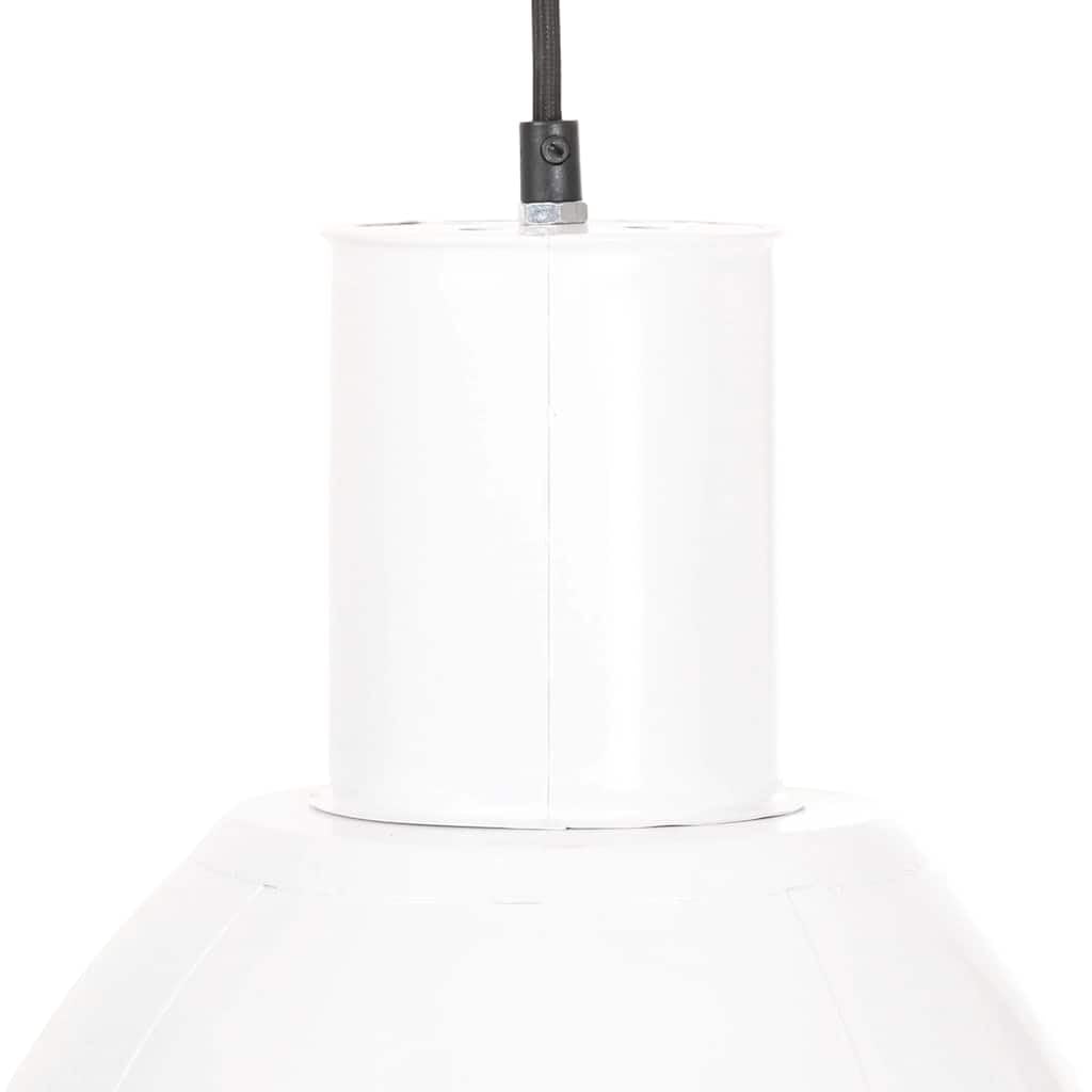 Okrągła biała lampa wisząca 28,5 cm E27 25 W