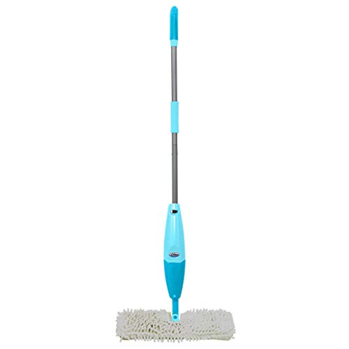 Aqua Laser Flip Flop Spray fregona, incluye nachfüllbarem Reservorio de agua, 550 ml Limpiador de suelo azul
