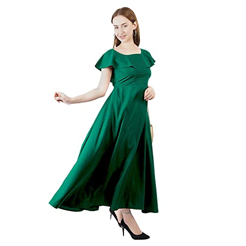 Image of Indietoga Women's Combo Long Flared Maxi Dresses (Pack of 2)