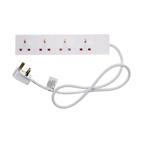 PIFCO PIF2047 Extension Lead, Label '4 Gang 1m' Cover