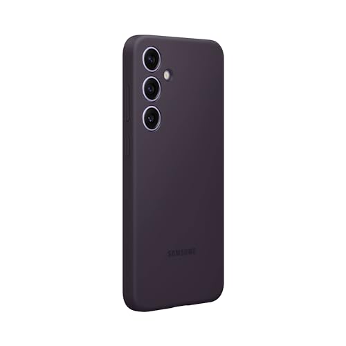 Image of SAMSUNG Galaxy S24+ Plus Silicone Phone Case, Protective Cover with Color Variety, Smooth Grip, Soft and Sleek Design, Snug Fit, US Version, EF-PS926TEEGUS , Dark Violet