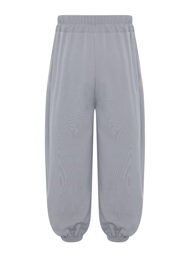 Kids Boys Active Jogger Sweatpants Hollow Out Mesh Patchwork Workout Running Casual Long Pants4