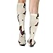 Meaudiwes Soft Travel Knee High Stockings, Fashion Dress Decor Socks, Sport Baseball Compression Socks Dachshunds Clothes Dog