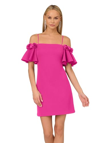 Adrianna Papell Women's Knit Crepe Cocktail Dress
